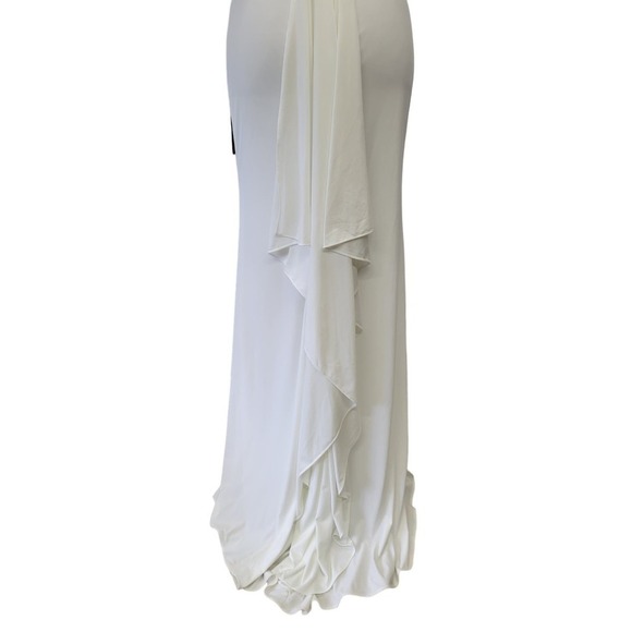 Mac Duggal SLEEVELESS V NECK JERSEY GOWN Size 0 - Picture 7 of 14